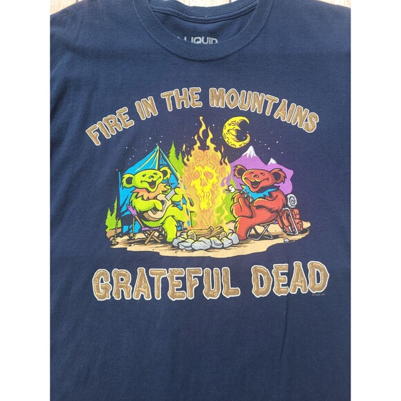 Liquid Blue Grateful Dead Bears Fire in the Mountains - Picture 6 of 6
